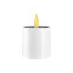 Star Trading Solar Kerzen Saul, Weiss, Lichtfarbe Gelb
