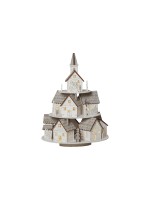 Star Trading Indoor Deco Grauberg, IP20, Warmweiss, grey