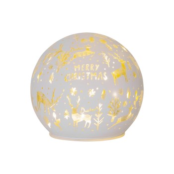 Star Trading Glas Decoration MerryX-mas, IP20, Warmweiss, white Star Trading Glas Decoration MerryX-mas, IP20, Warmweiss, white