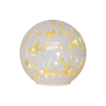 Star Trading Glas Decoration MerryX-mas, IP20, Warmweiss, white Star Trading Glas Decoration MerryX-mas, IP20, Warmweiss, white