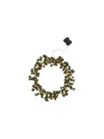 Star Trading Couronne de Noël à LED Larix, Ø 40 cm, vert