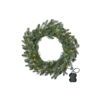 Star Trading Kranz GREYLAND, IP44, Warmweiss, Grün Star Trading Kranz GREYLAND, IP44, Warmweiss, Grün