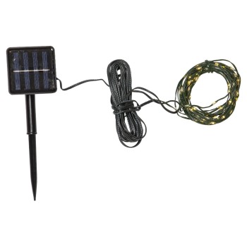 Star Trading Guirlande lumineuse Solar Dew Drop Micro, 100 LEDs, 740 cm, Vert Star Trading Guirlande lumineuse Solar Dew Drop Micro, 100 LEDs, 740 cm, Vert