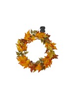 Star Trading Herbstkranz Autumn IP44, LED 0.27W, warmweiss, exkl. 3x AA, Timer