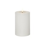 Star Trading Bougie LED Pillar Flow Big, 17.5 cm, blanc