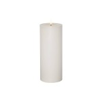 Star Trading Bougie LED Pillar Flow Big, 27.5 cm, blanc