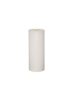 Star Trading Bougie LED Pillar Flow Big, 27.5 cm, blanc