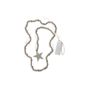 Star Trading Lichterkette Beady, IP20, Warmweiss, 30 LEDs, 150cm Star Trading Lichterkette Beady, IP20, Warmweiss, 30 LEDs, 150cm