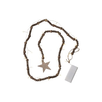 Star Trading Lichterkette Beady, IP20, Warmweiss, 30 LEDs, 150cm Star Trading Lichterkette Beady, IP20, Warmweiss, 30 LEDs, 150cm