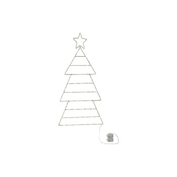 Star Trading Silhouette Folde, IP44, Warmweiss, silver Star Trading Silhouette Folde, IP44, Warmweiss, silver