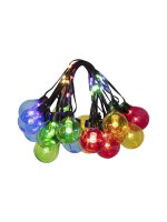 Star Trading Lichterkette Bolla, IP44, Multicolor, 60 LED