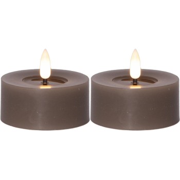 Star Trading LED Teelicht 2 Pack Flow, Indoor, Mole, 5.5cm Höhe, Timerfunktion Star Trading LED Teelicht 2 Pack Flow, Indoor, Mole, 5.5cm Höhe, Timerfunktion