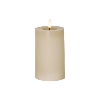 Star Trading LED Pillar Kerze Flamme Flow, Indoor, Beige, 15cm Höhe, Timerfunktion Star Trading LED Pillar Kerze Flamme Flow, Indoor, Beige, 15cm Höhe, Timerfunktion