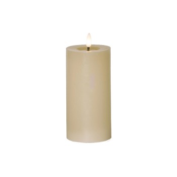 Star Trading LED Pillar Kerze Flamme Flow, Indoor, Beige, 17.5cm Höhe, Timerfunktion Star Trading LED Pillar Kerze Flamme Flow, Indoor, Beige, 17.5cm Höhe, Timerfunktion