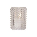 Star Trading Bougie LED Flamme Dotty, Transparent, 13 cm