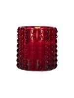 Star Trading Bougie LED Flamme Dotty, rouge, 9.5 cm