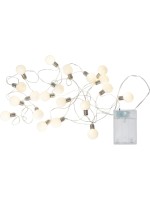 Star Trading Lichterkette Mini Glow, IP20, Warmweiss, 20 LEDs, 300cm