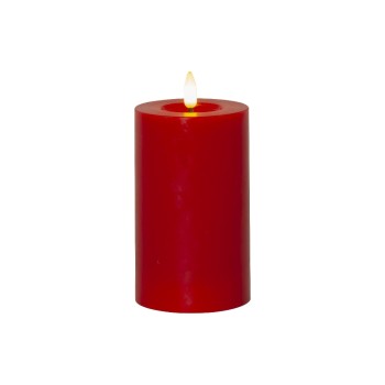 Star Trading LED Pillar Kerze Flamme Flow, Indoor, red, 15 cm höhe, Timerfunktion Star Trading LED Pillar Kerze Flamme Flow, Indoor, red, 15 cm höhe, Timerfunktion