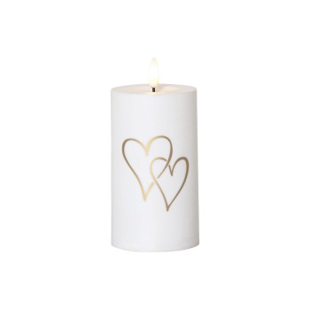 Star Trading LED Memorial Kerze Heart, IP44, Warmweiss, 1 LED Star Trading LED Memorial Kerze Heart, IP44, Warmweiss, 1 LED