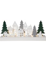 Star Trading Kerzenleuchter Puzzel, IP20, Warmweiss, 9 LEDS