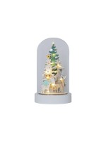 Star Trading Tisch Dekoration Reinbek, IP20, white, Warmweiss