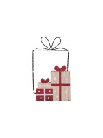 Star Trading Indoor Decoration JOLLY, IP20, Warmweiss,red