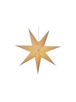 Star Trading Papierstern Cotton, exkl. E14 max. 25W, IP20, Ein/Aus-Schalter