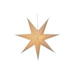 Star Trading Papierstern Cotton, exkl. E14 max. 25W, IP20, Ein/Aus-Schalter