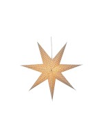 Star Trading Papierstern Cotton, exkl. E14 max. 25W, IP20, Ein/Aus-Schalter