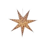 Star Trading Étoile à LED Coton, Beige
