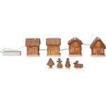 Star Trading Figurine LED Gingerville, Blanc chaud