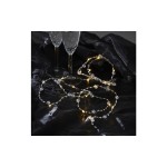 Star Trading Guirlande lumineuse DEW DROP Pearl, argent / blanc chaud