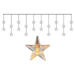 Star Trading Sternenlichtervorhang, IP20, Warmweiss, 20 LED