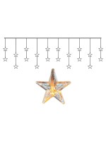 Star Trading Sternenlichtervorhang, IP20, Warmweiss, 20 LED