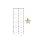 Star Trading Sternenlichtervorhang, IP20, Warmweiss, 50 LED