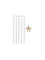 Star Trading Sternenlichtervorhang, IP20, Warmweiss, 50 LED