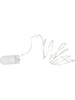 Star Trading Guirlande lumineuse LED Dew Drop, Blanc chaud, 12 LED, 110 cm