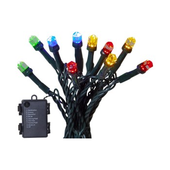 Star Trading Lichterkette Diamond Star, IP44, Multi, 80 LEDs, 600cm Star Trading Lichterkette Diamond Star, IP44, Multi, 80 LEDs, 600cm