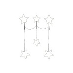 Star Trading Décoration extérieure Stellas, Blanc chaud / noir