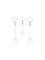 Star Trading Outdoor Dekoration Stellas, IP44, Warmweiss, black 