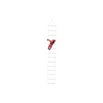 Star Trading Silhouette Ladde, IP44, Warmweiss, Transparent
