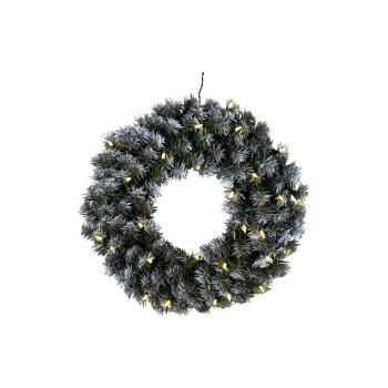 Star Trading Kranz Edmonton, IP44, Grün, 30 LEDs Star Trading Kranz Edmonton, IP44, Grün, 30 LEDs