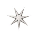 Star Trading Stella Paper Star Stripe, Intérieur, Blanc