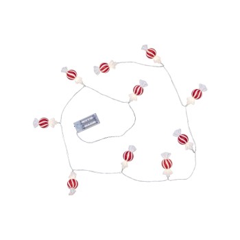Star Trading Lichterkette Bonbon, Indoor, Warmweiss, red Star Trading Lichterkette Bonbon, Indoor, Warmweiss, red