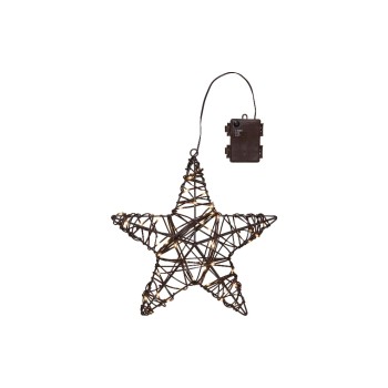 Star Trading Outdoor Deco Vicke Star 30cm, Indoor, Outdoor, Warmweiss, Braun Star Trading Outdoor Deco Vicke Star 30cm, Indoor, Outdoor, Warmweiss, Braun