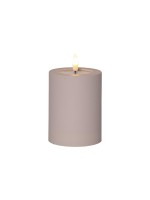 Star Trading Bougie LED Pillar Flamme douce Intérieur, 12.50 cm, Beige