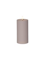 Star Trading Bougie LED Pillar Flamme douce Intérieur, 17.50 cm, Beige