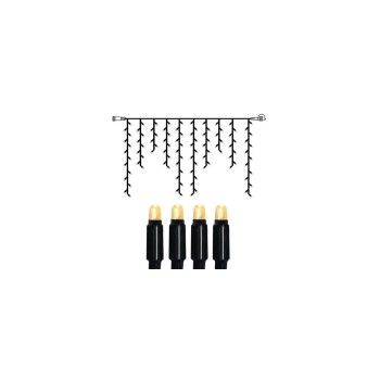 System 24 Extra, Icicle, 200x100cm, 98 LED warmweiss, cable black  System 24 Extra, Icicle, 200x100cm, 98 LED warmweiss, cable black