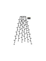 System 24 Extra, Baum-Lichterkette 6, 84 LED warmweiss, cable black 