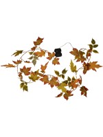 Star Trading Girlande Autumn, Indoor, H: 10cm, orange